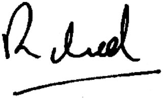 Signature of sir Richard Branson