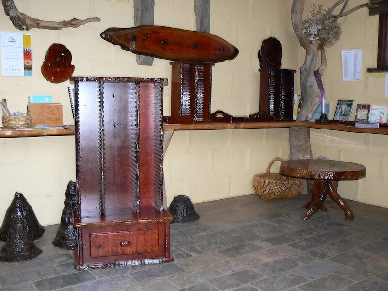 Shop selling wood items and crafts