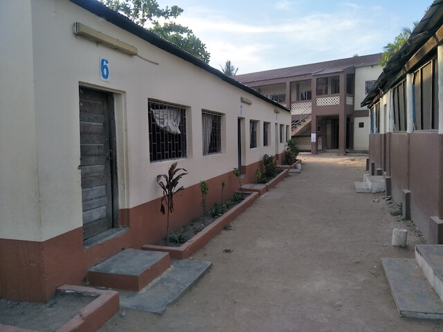 School building in Mozambique